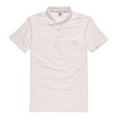 Fashion unisex short sleeve polo with pocket